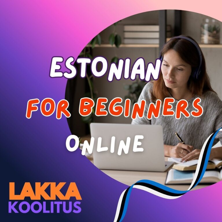 Estonian Language Course A0–A2 Online